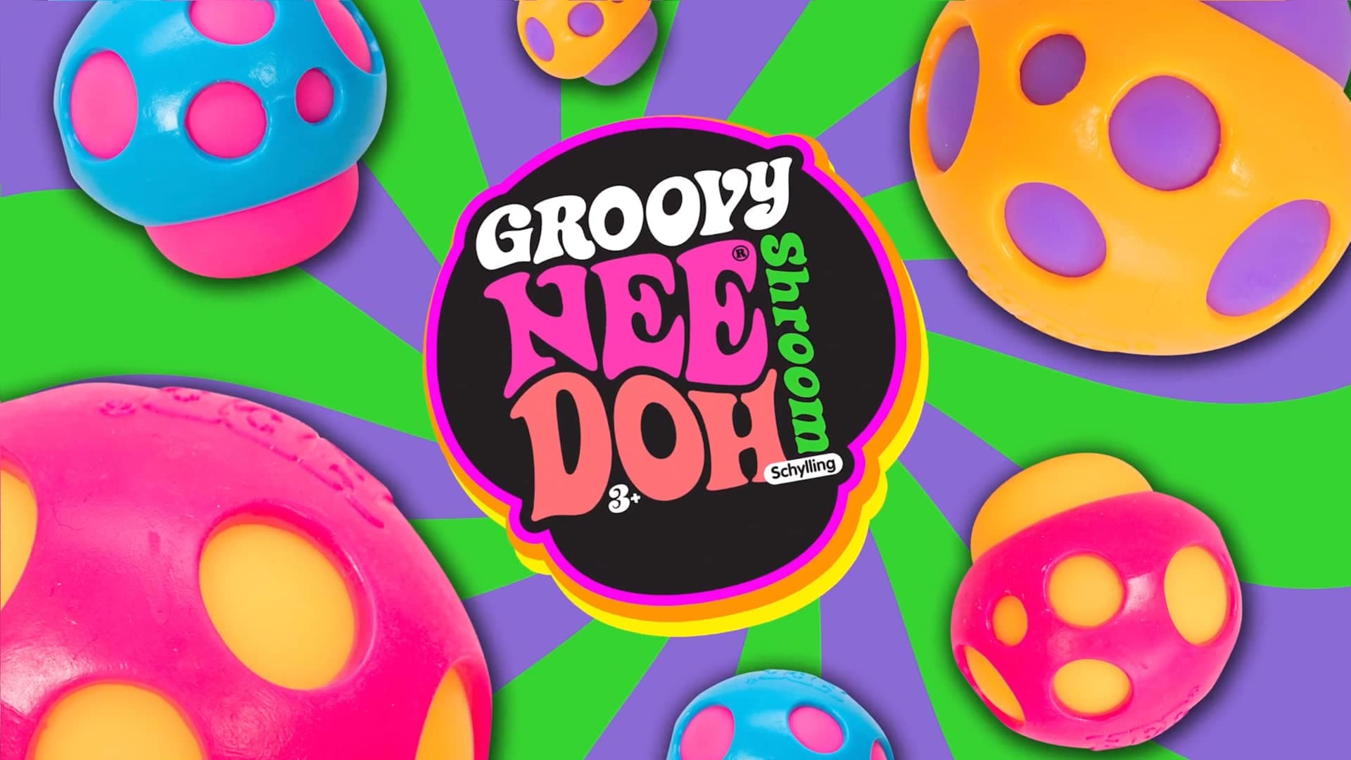 NeeDoh Groovy Shroom (Classics) — photo 2 of 11