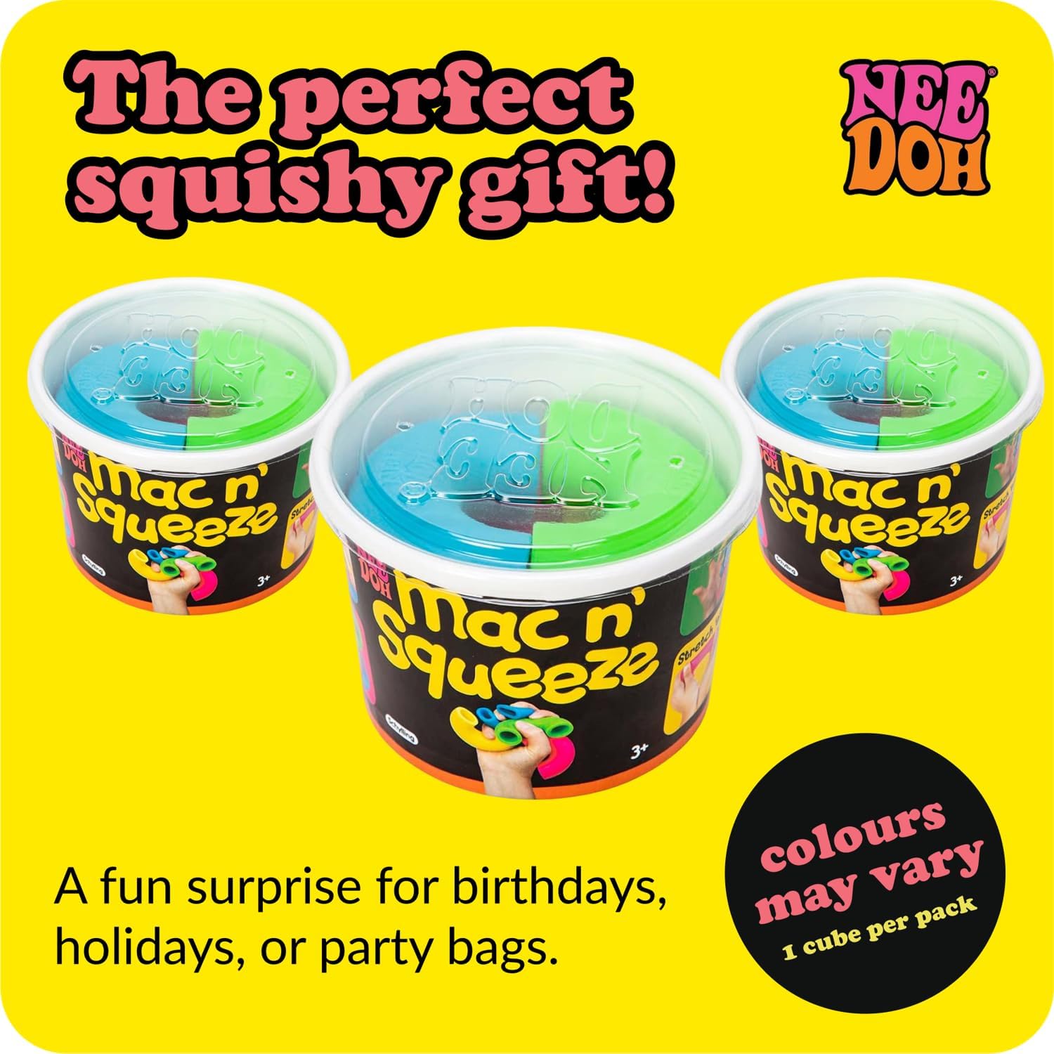 NeeDoh Color Change Squeeze Heart — Color Change sensory fidget toy, NeeDoh stress ball — photo 4 of 5