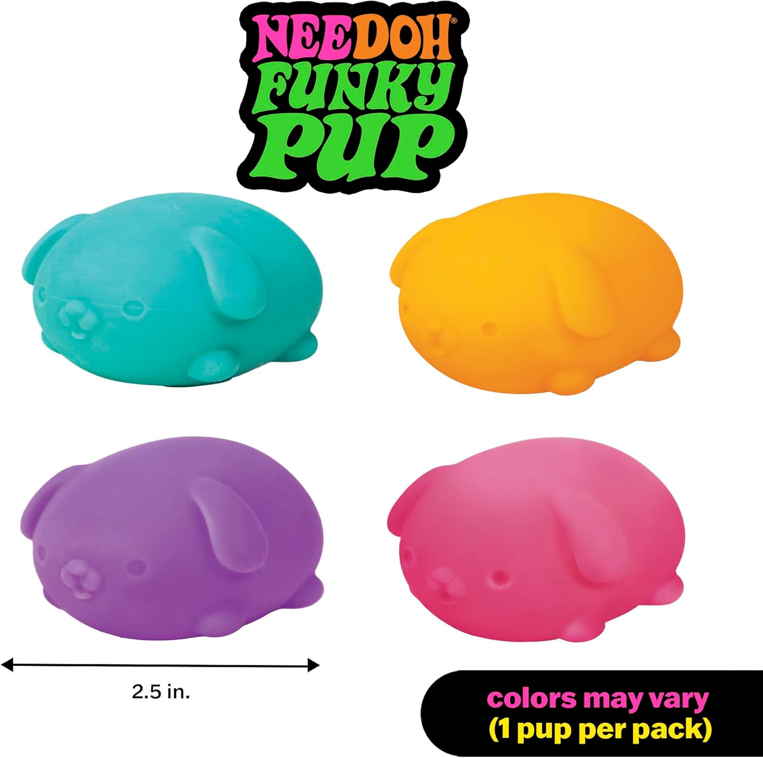 NeeDoh Funky Pup — Animals sensory fidget toy, NeeDoh stress ball — photo 6 of 35