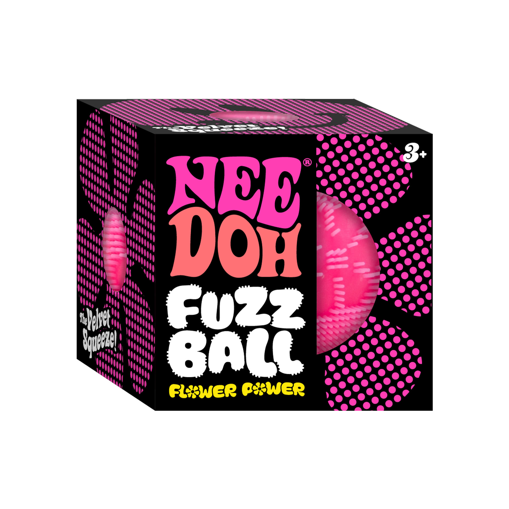 NeeDoh Fuzz Ball Flower Power — Fuzz Ball sensory fidget toy, NeeDoh stress ball — photo 11 of 12