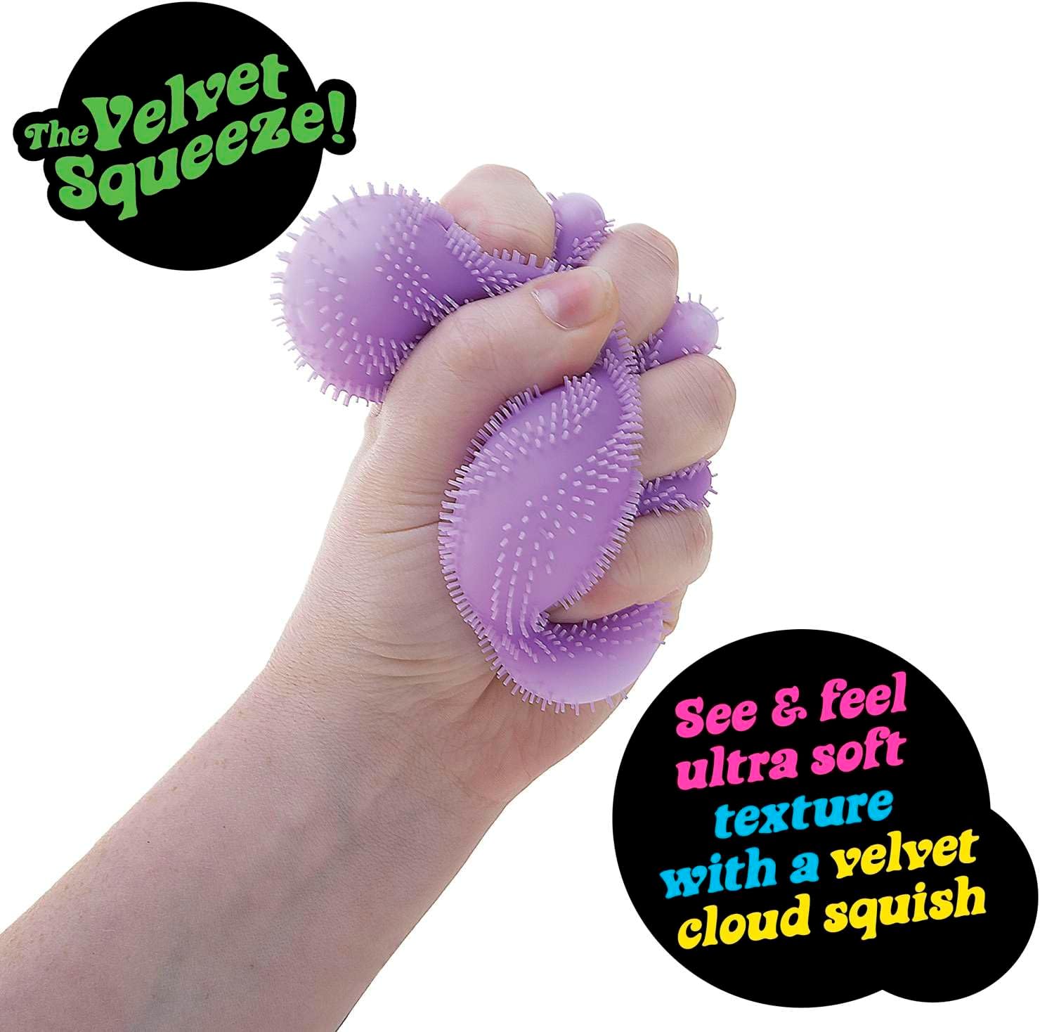 NeeDoh Fuzz Ball Wonder Waves — Fuzz Ball sensory fidget toy, NeeDoh stress ball — photo 3 of 11