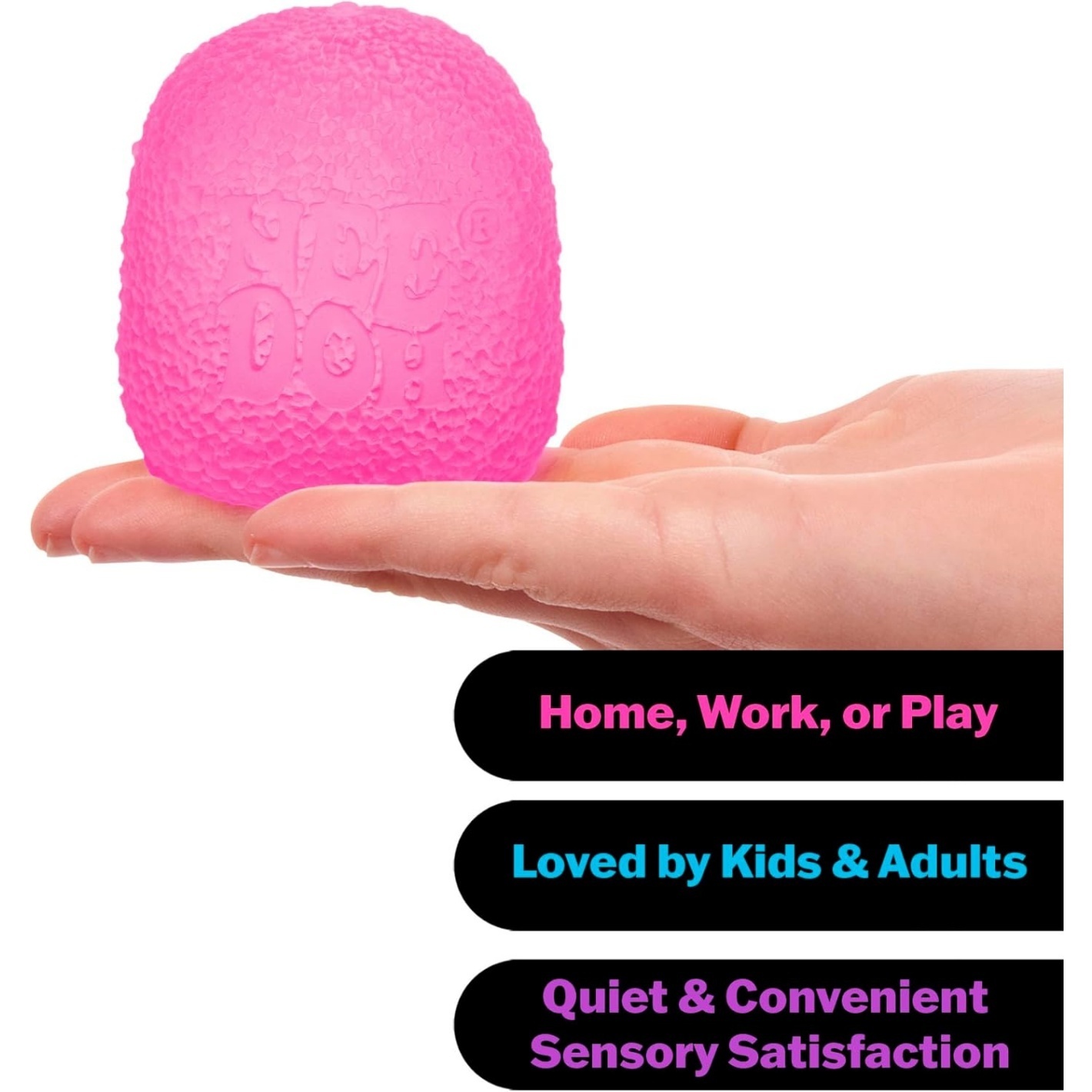 NeeDoh Gumdrop — Cubes & Shapes sensory fidget toy, NeeDoh stress ball — photo 5 of 11