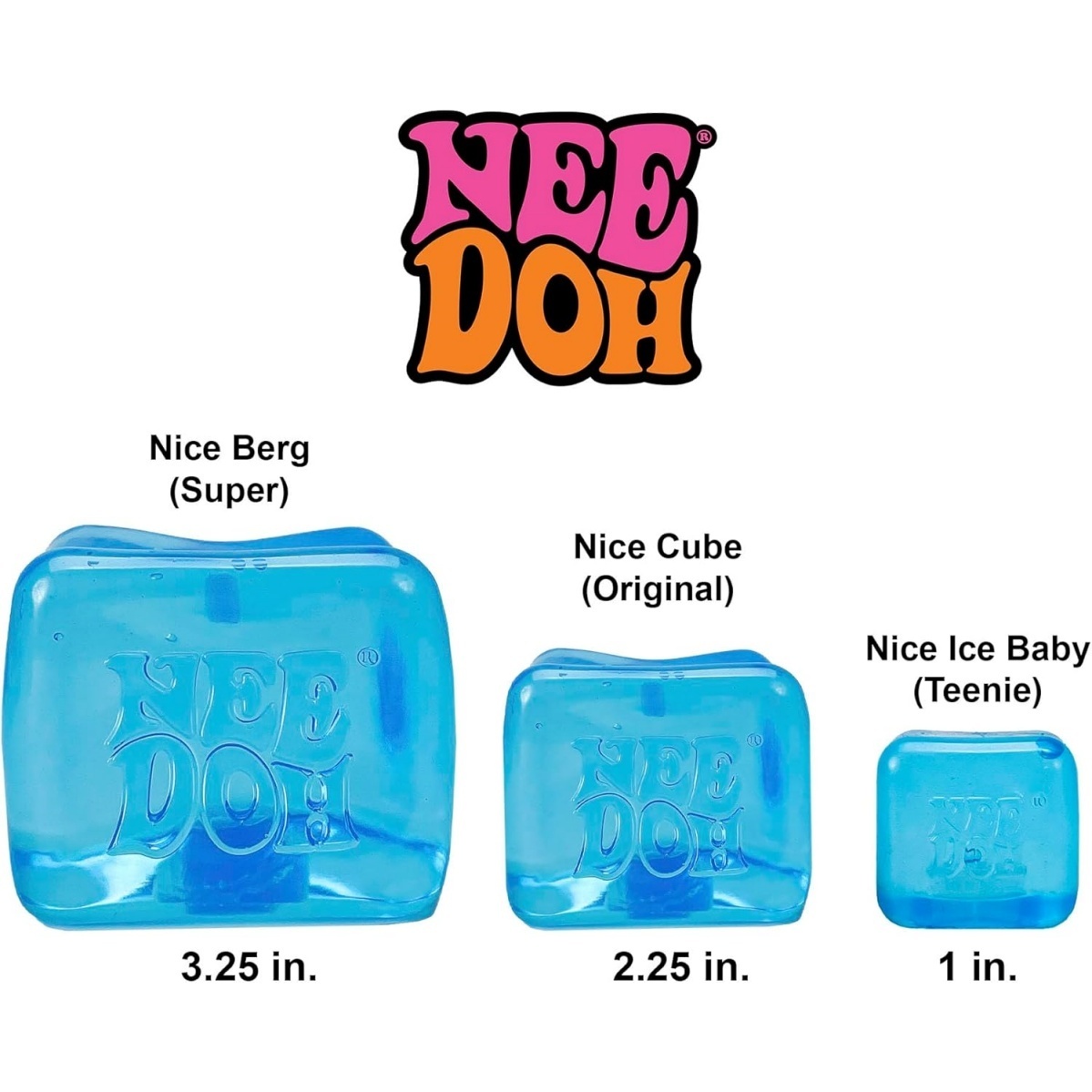 NeeDoh® Nice Berg Swirl — Seasonal sensory fidget toy, NeeDoh stress ball — photo 7 of 10