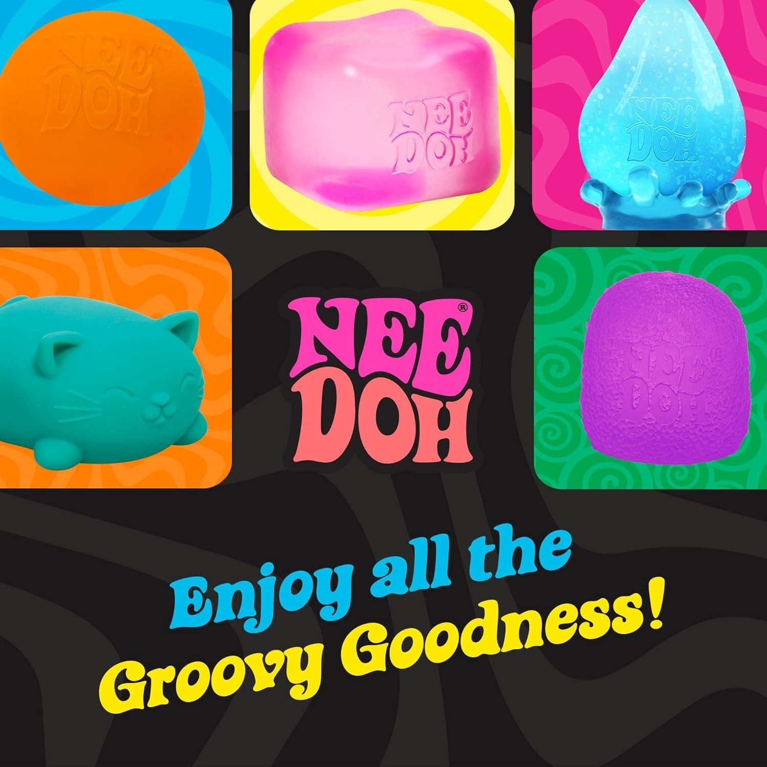 NeeDoh® Nice Berg Swirl — Seasonal sensory fidget toy, NeeDoh stress ball — photo 8 of 10
