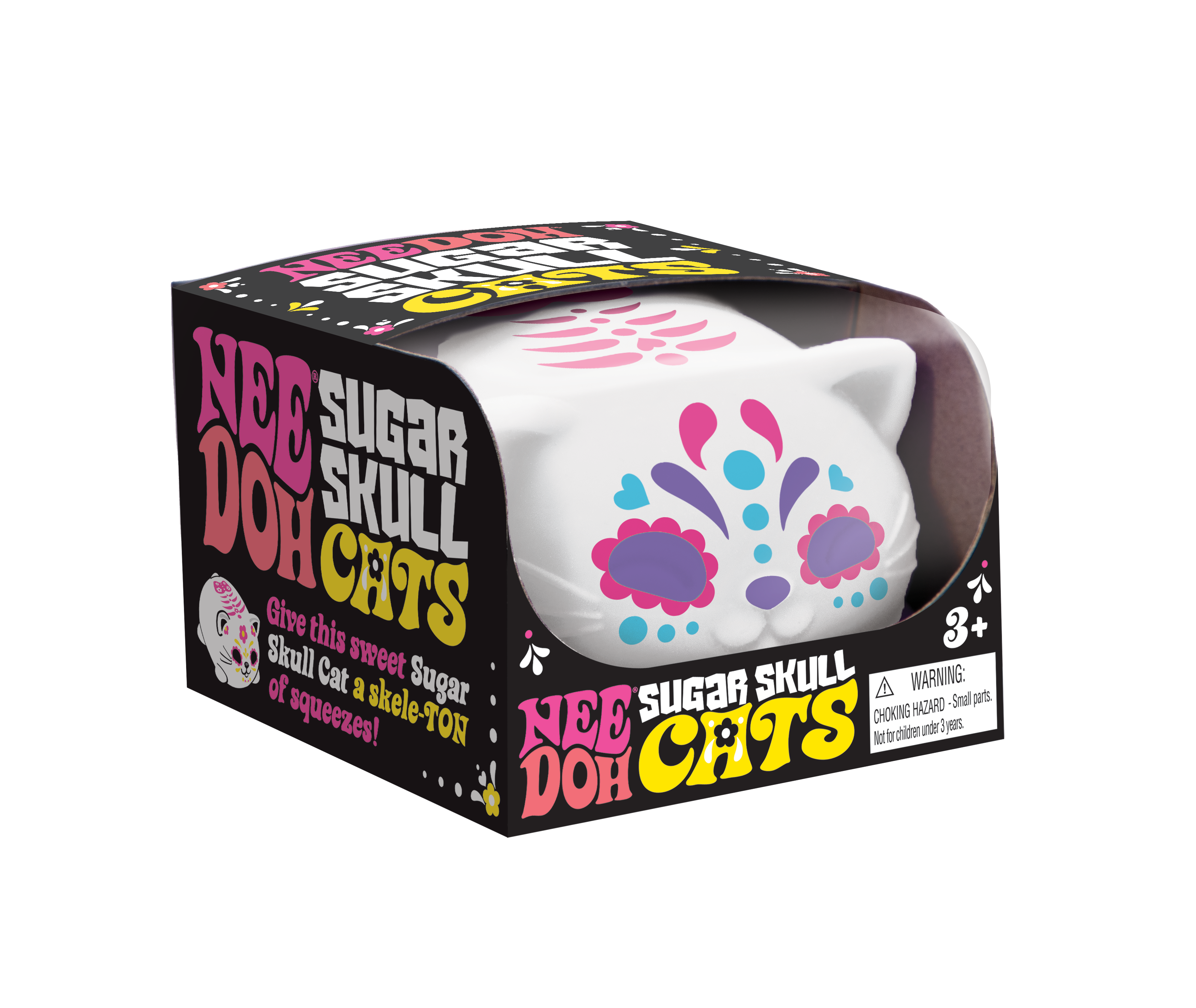 NeeDoh Sugar Skull Cats — Animals sensory fidget toy, NeeDoh stress ball — photo 7 of 7