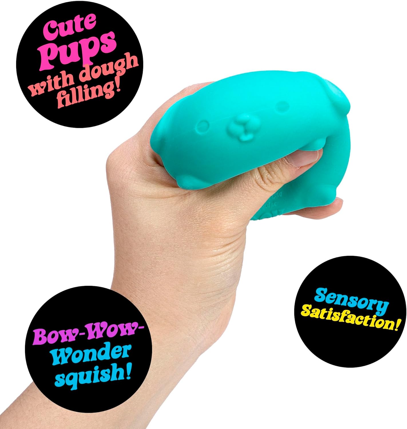 Teenie NeeDoh Funky Pup — Teenie Series sensory fidget toy, NeeDoh stress ball — photo 2 of 4