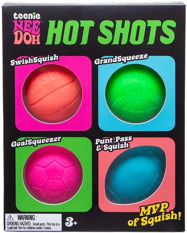 Teenie NeeDoh® Hot Shots Multipack — Teenie Series sensory fidget toy, NeeDoh stress ball — photo 2 of 10