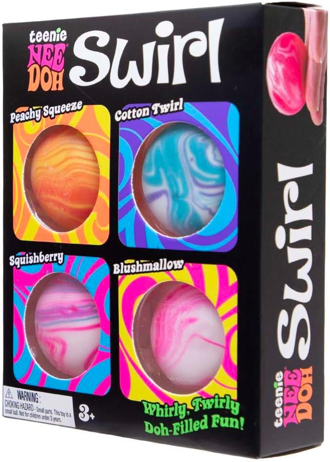 Teenie NeeDoh® Swirl Multipack — Teenie Series sensory fidget toy, NeeDoh stress ball — photo 2 of 9
